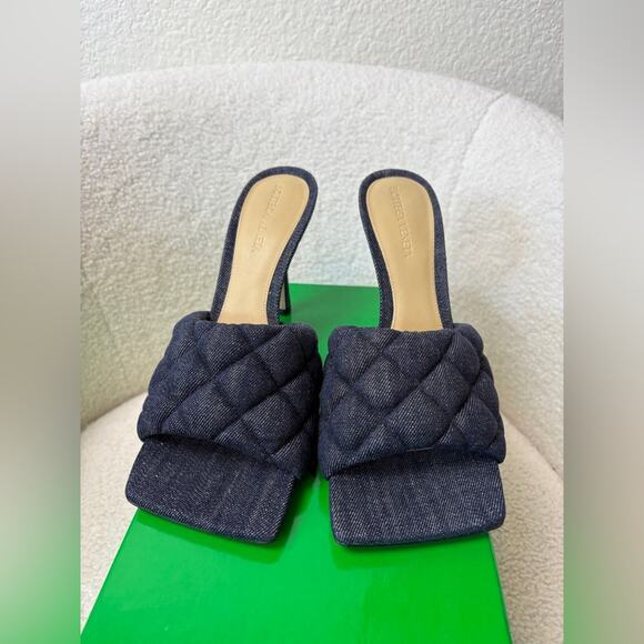 Bottega Veneta Denim Matelasse Padded Mule 40 - Picture 4 of 6